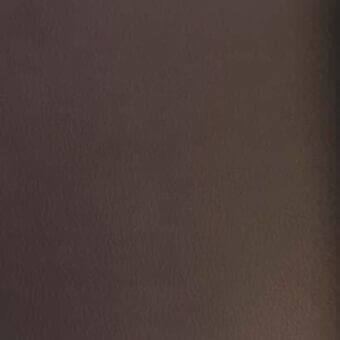 Dark brown leather rug, Rugiano Nu 147, smooth texture, tightly woven, studio lighting, neutral background, uniform color gradient.